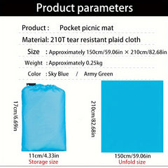 Waterproof Outdoor Tent Ground Mat UV Protection