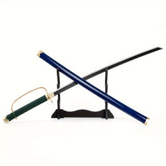Wooden Samurai Katana Sword with Display Stand