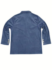 Corduroy Long Sleeve Blazer