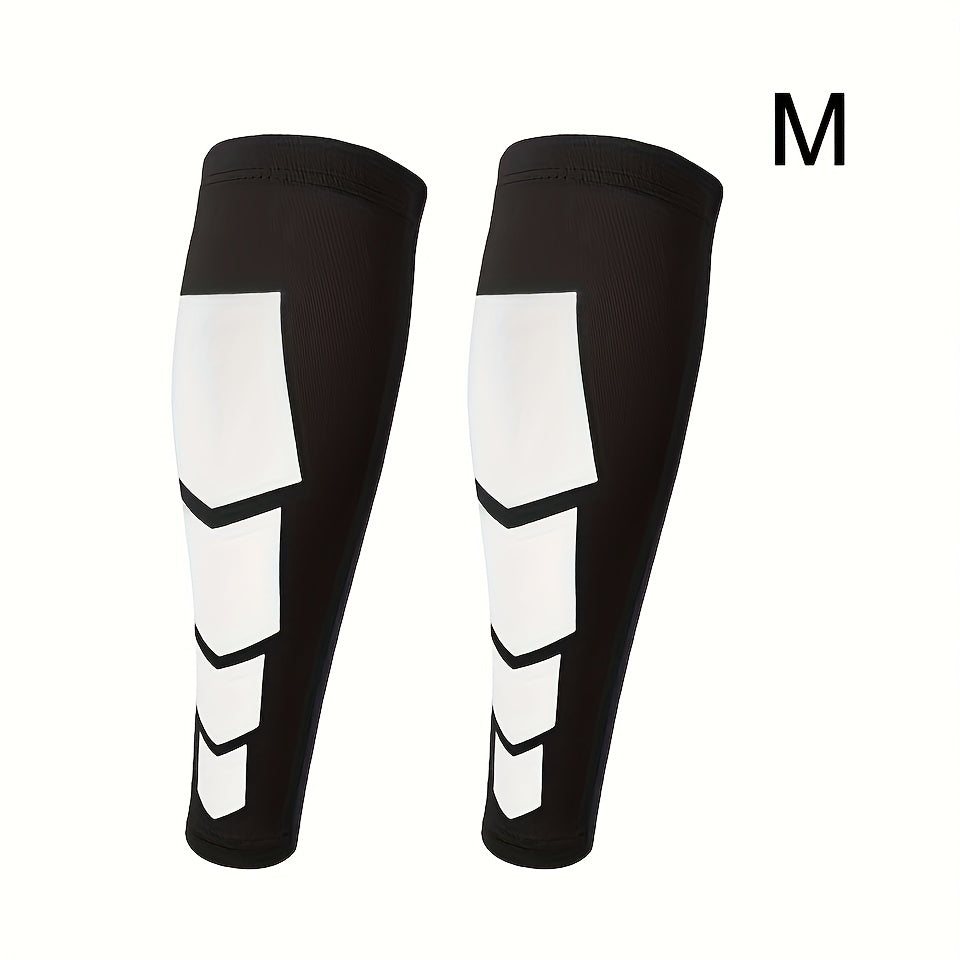 2pcs Football Running Calf Protector Non-slip Basketball Cycling Leg Protector