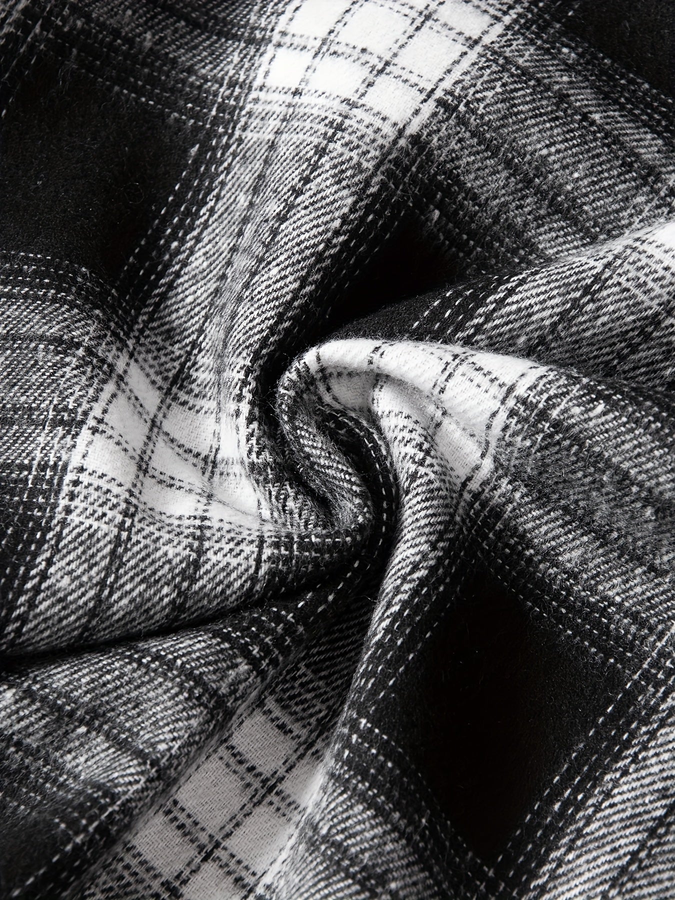 Men's Plaid Button Up Long Sleeve Shirt Loose Comfy Shirt