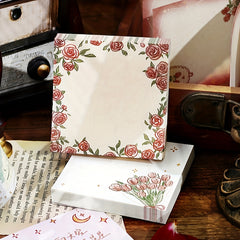 Galaxy Rose Poem Memo Pad Note Pad 100 Sheets Sticky Notes