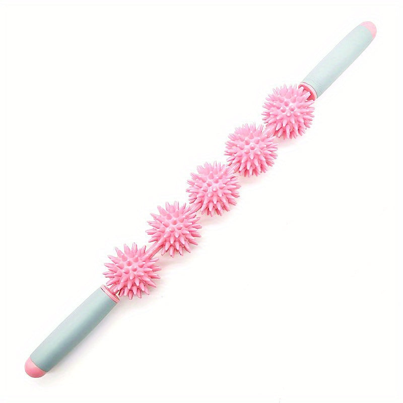 5 Balls Massage Stick Muscle Relaxation Massager Yoga Roller