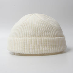 Unisex Knitted Solid Winter Beanie Hat Warm Bonnet Cap