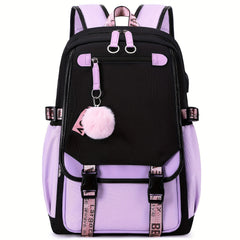 Schoolgirl Backpack High School Casual Boys Bag Decompression Waterproof