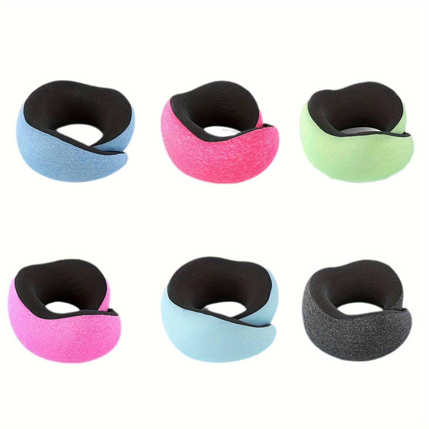 U Shaped Pillow Memory Cotton Neck Protector for Camping