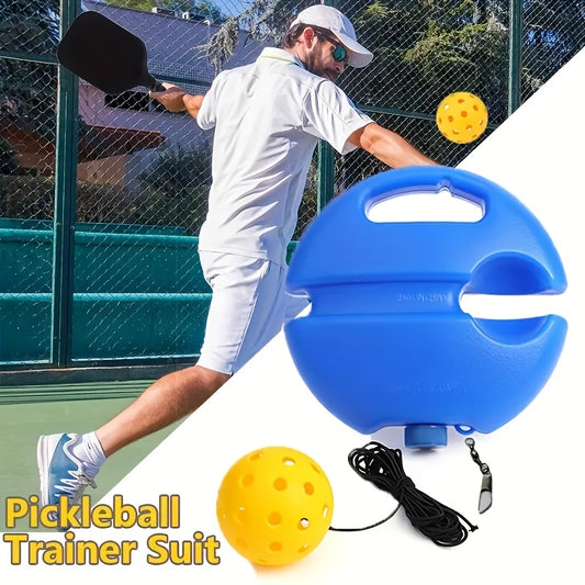 Single Person Pickleball Trainer for Beginners with 40 Holes