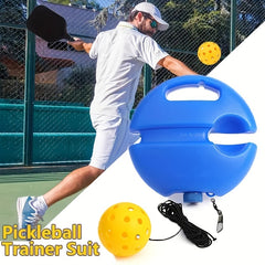 Single Person Pickleball Trainer for Beginners with 40 Holes