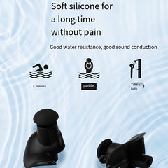 Silicone Spiral Earplugs with Storge Box for Swimming - 2 Pairs