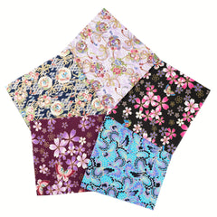 5pcs Christmas Halloween Cotton Quilting Fabric DIY Sewing Scrapbooking