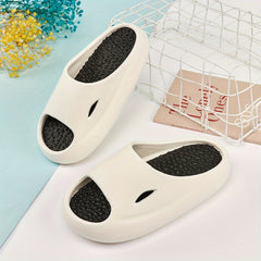 Men's Massage Slides Casual Non Slip Slippers Open Toe Shoes