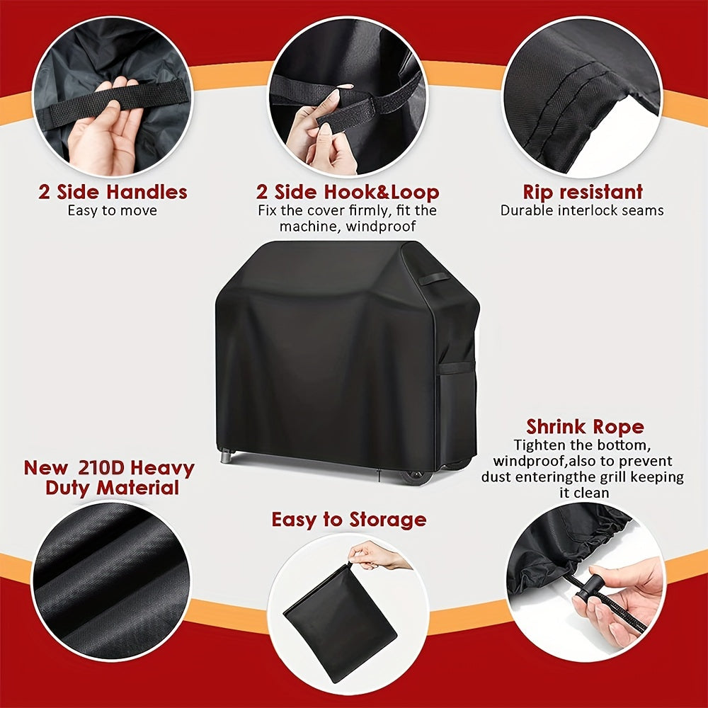 Gas Grill Cover BBQ Outdoor Waterproof Rip Dust UV Resistant