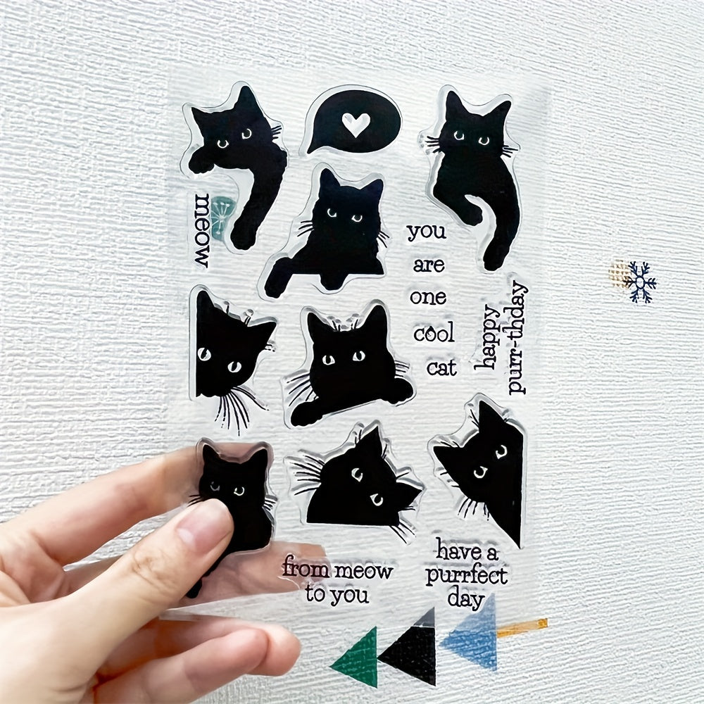 Cat Transparent Silicone Stamp