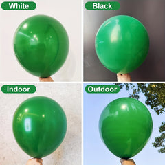 Dark Green Party Latex Balloons Garland Arch Kit Baby Shower Graduation