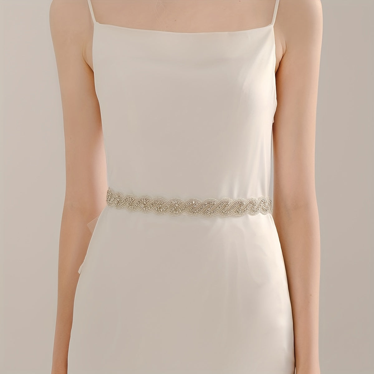 Rhinestone Bridal Girdle - Wedding Dress Belt Accessory