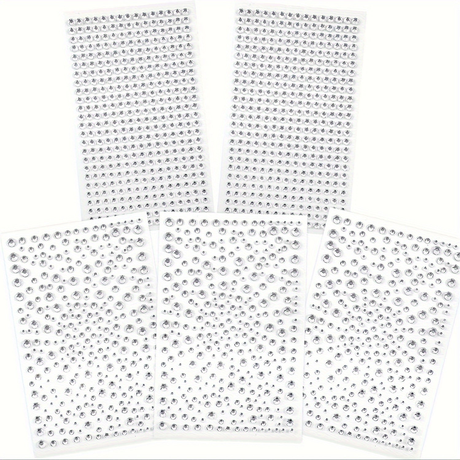 700pcs Transparent Rhinestone Stickers Self adhesive Gemstone Jewelry Stickers