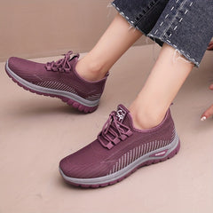 Women's Breathable Running Shoes Comfortable Mesh Outdoor Sneakers Mama Shoes