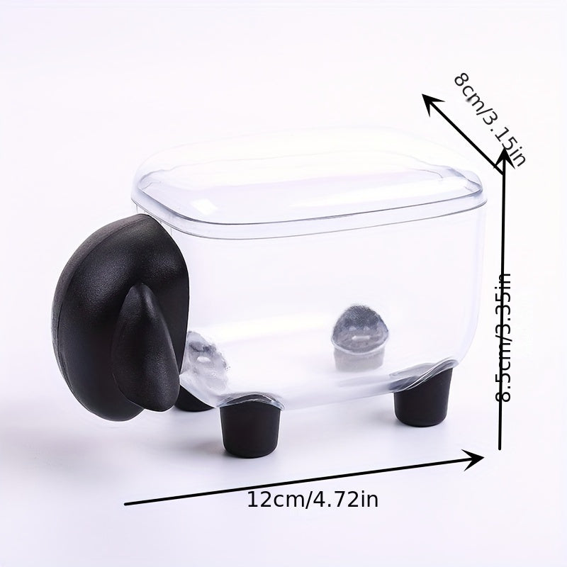 Sheep Toothpick Box Plastic Storage Animal Dust Proof Case