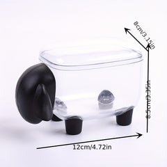 Sheep Toothpick Box Plastic Storage Animal Dust Proof Case