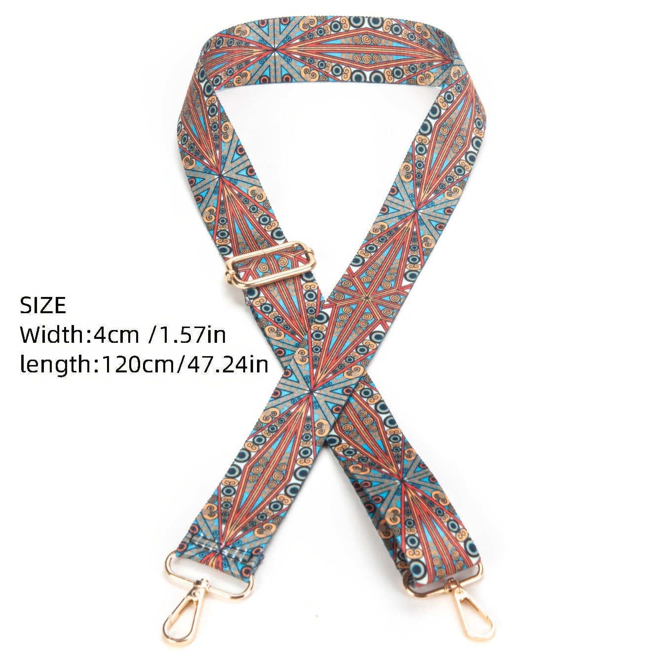 Colorful Boho Style Shoulder Strap for Crossbody Bag