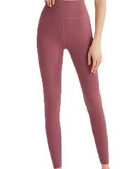 High Stretch Yoga Leggings Wide Waistband Breathable Women's Activewear