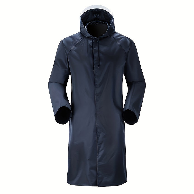 Adult Reflective Poncho Raincoat Full Body Rainproof Outdoor Windbreaker