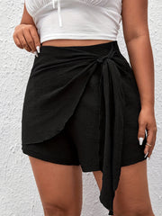 Wide Leg Wrap Casual Shorts