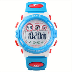 Kids Digital Sports Watch Led Waterproof Wristwatch