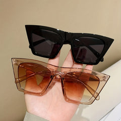 2 Pairs Cat Eye Sunglasses Y2K Mod Glasses UV400