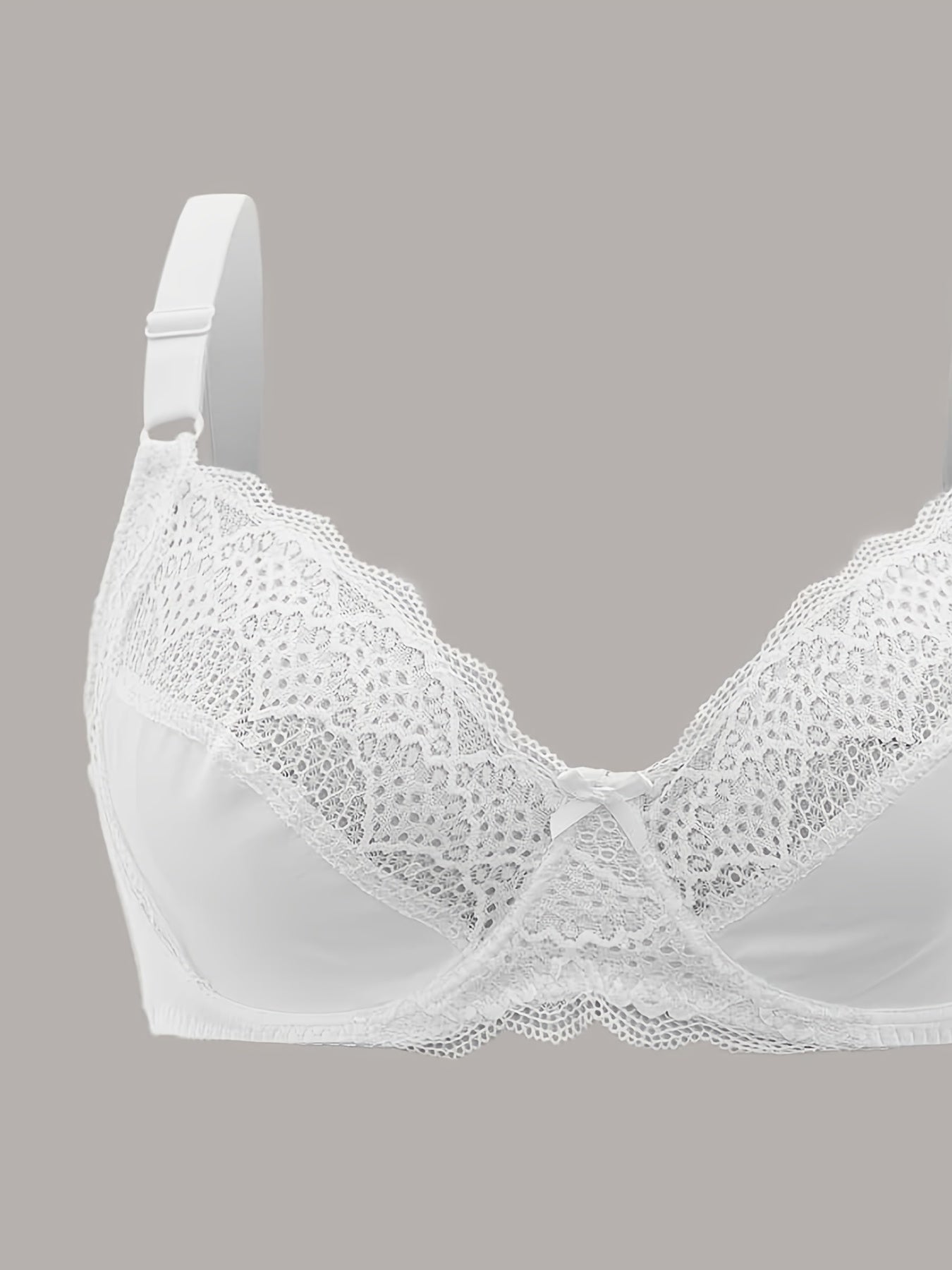 Lace Push Up Solid Bra Women's Sexy Medium