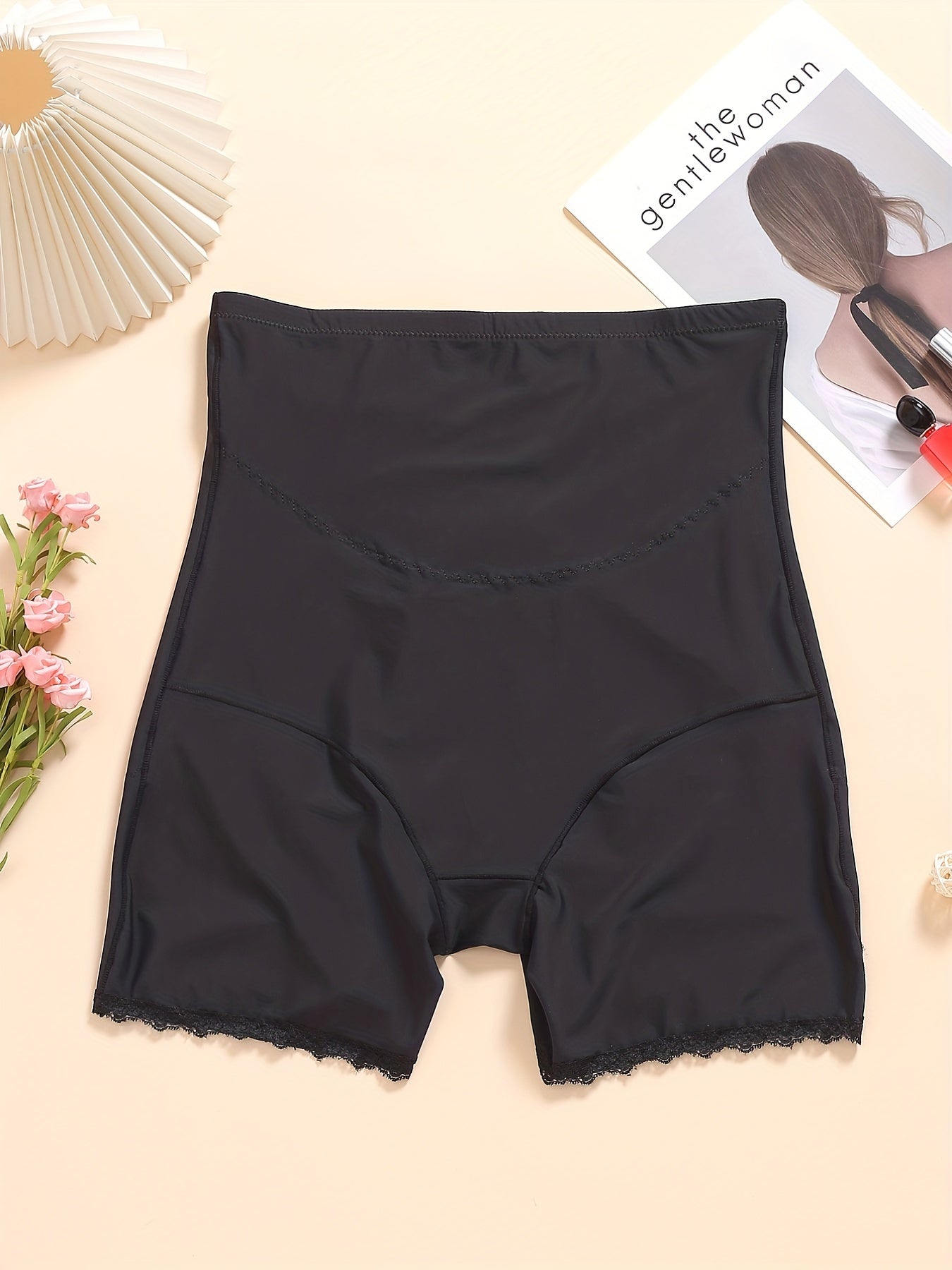 High Waist Shapewear Shorts Women's Stretch Slim Pants