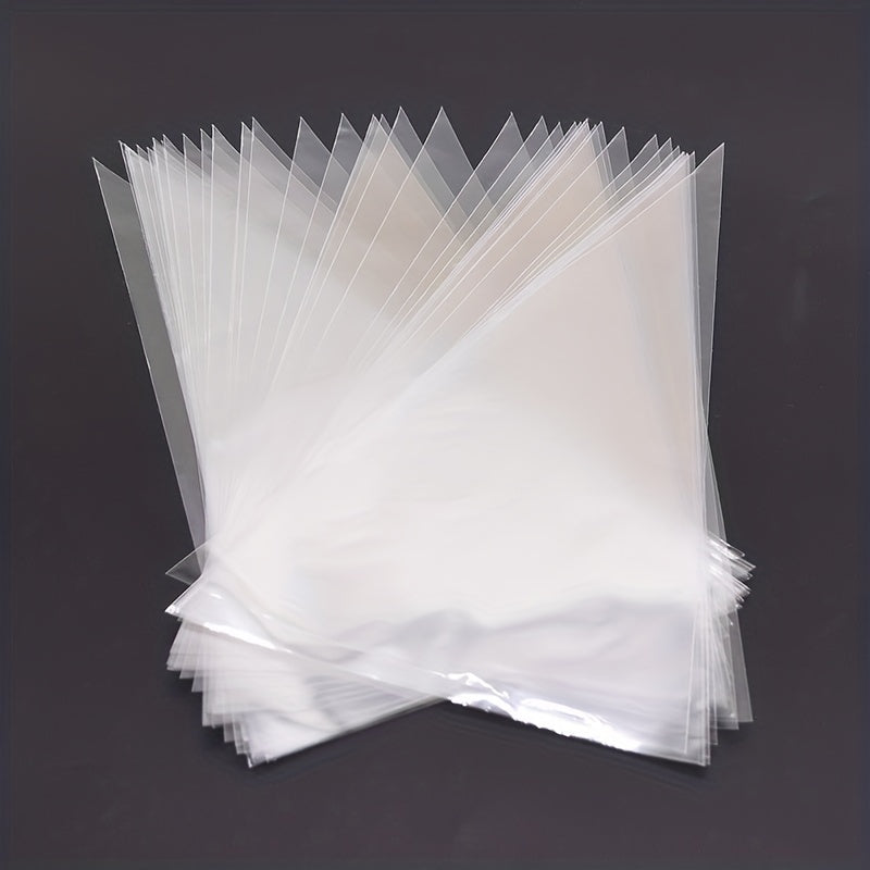 50 Clear Candy and Popcorn Bags for Parties Disposable Plastic Bags