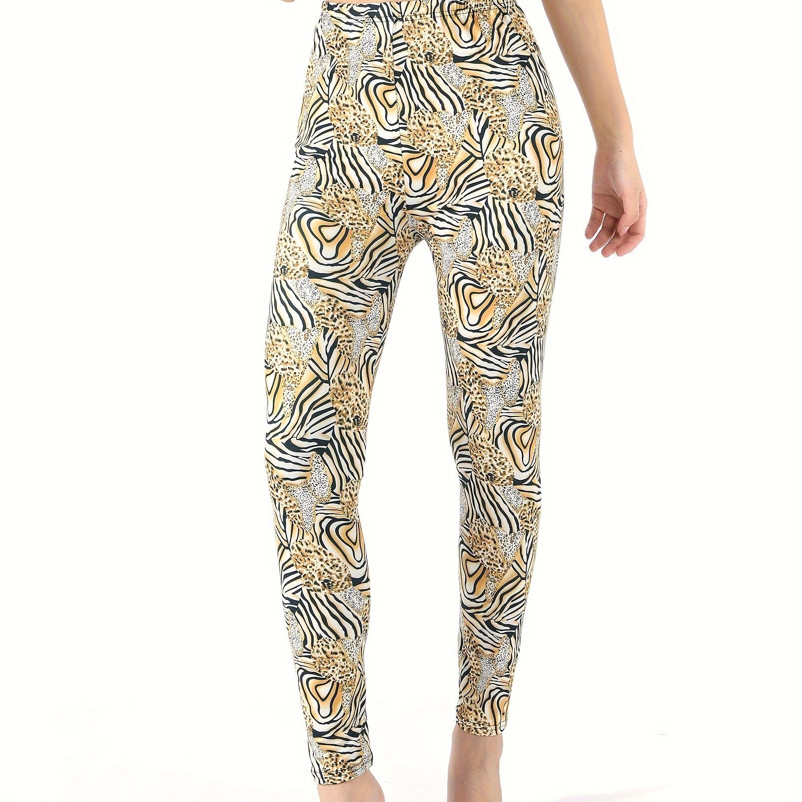 Leopard Print Fitness Leggings for Women