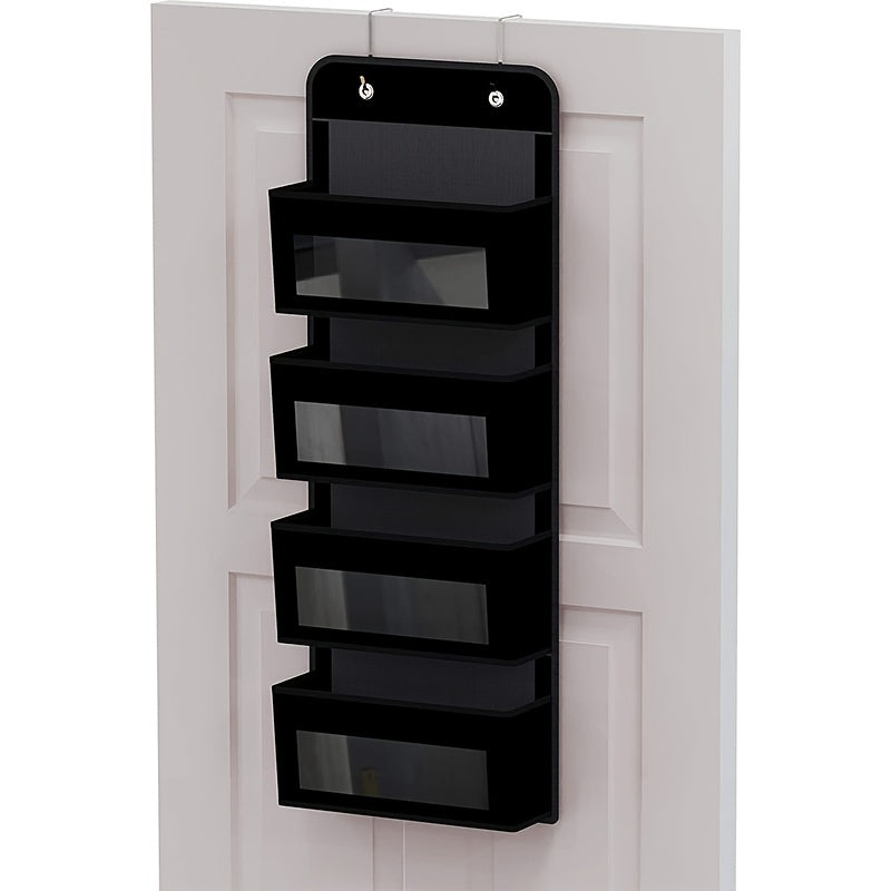 4-Shelf Hanging Closet Organizer - Easy Mount Foldable Wardrobe Storage