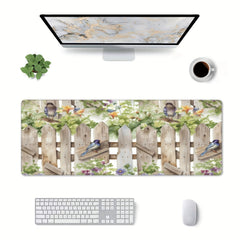 The Whispering Of Birds And The Fragrance Of Flowers Extended Non Slip Mouse Pad