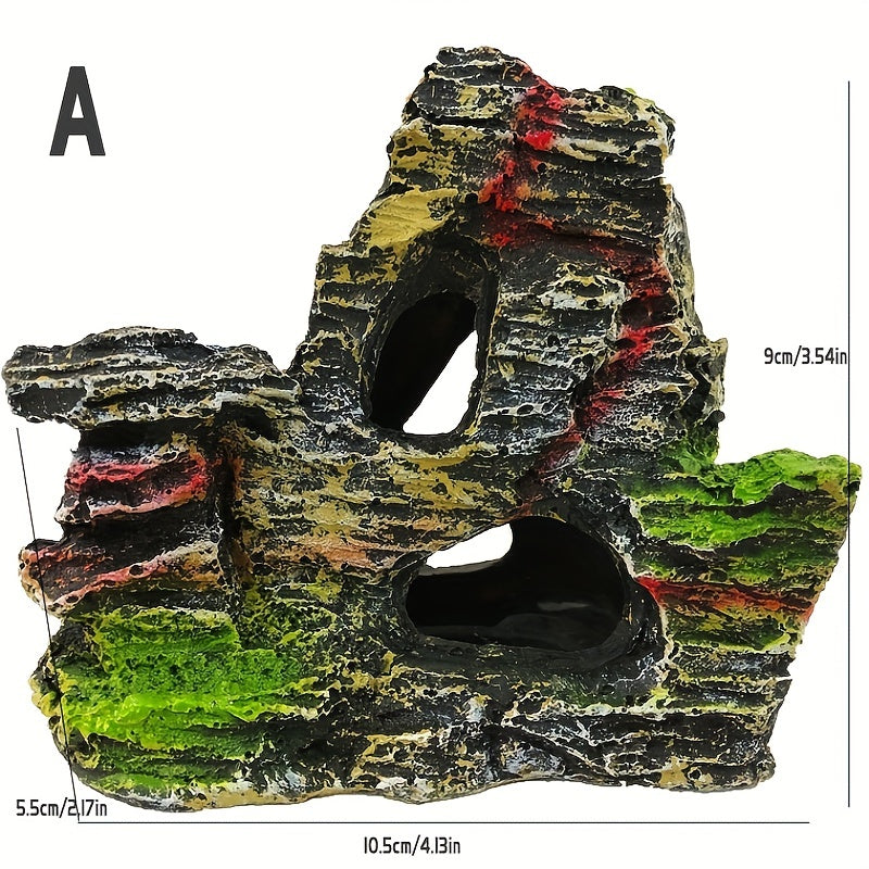 Fish Tank Resin Ornamental Rockery Aquarium Decoration