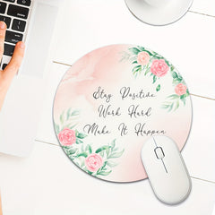 Flower Pattern Gaming Mouse Pad Abstract Large Mouse Mat