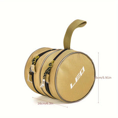Round Fishing Reel Storage Bag Single Double deck Reel Protective Cover