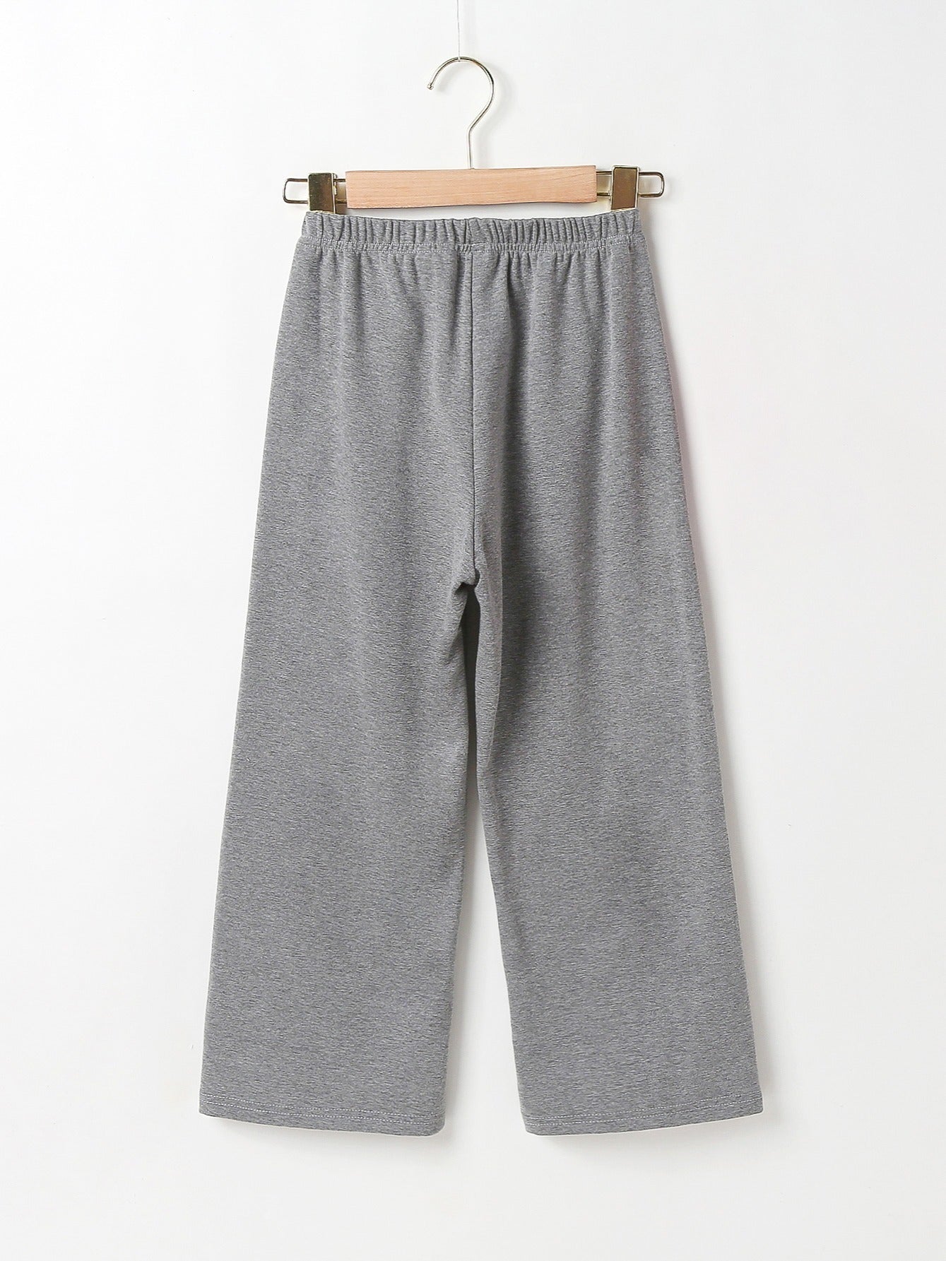 Girls Butterfly Print Wide Leg Sweatpants