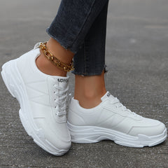 Women's Lace-Up Waterproof Running Shoes