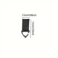 Nylon Webbing Buckle Backpack Hanging Keychain Outdoor Camping