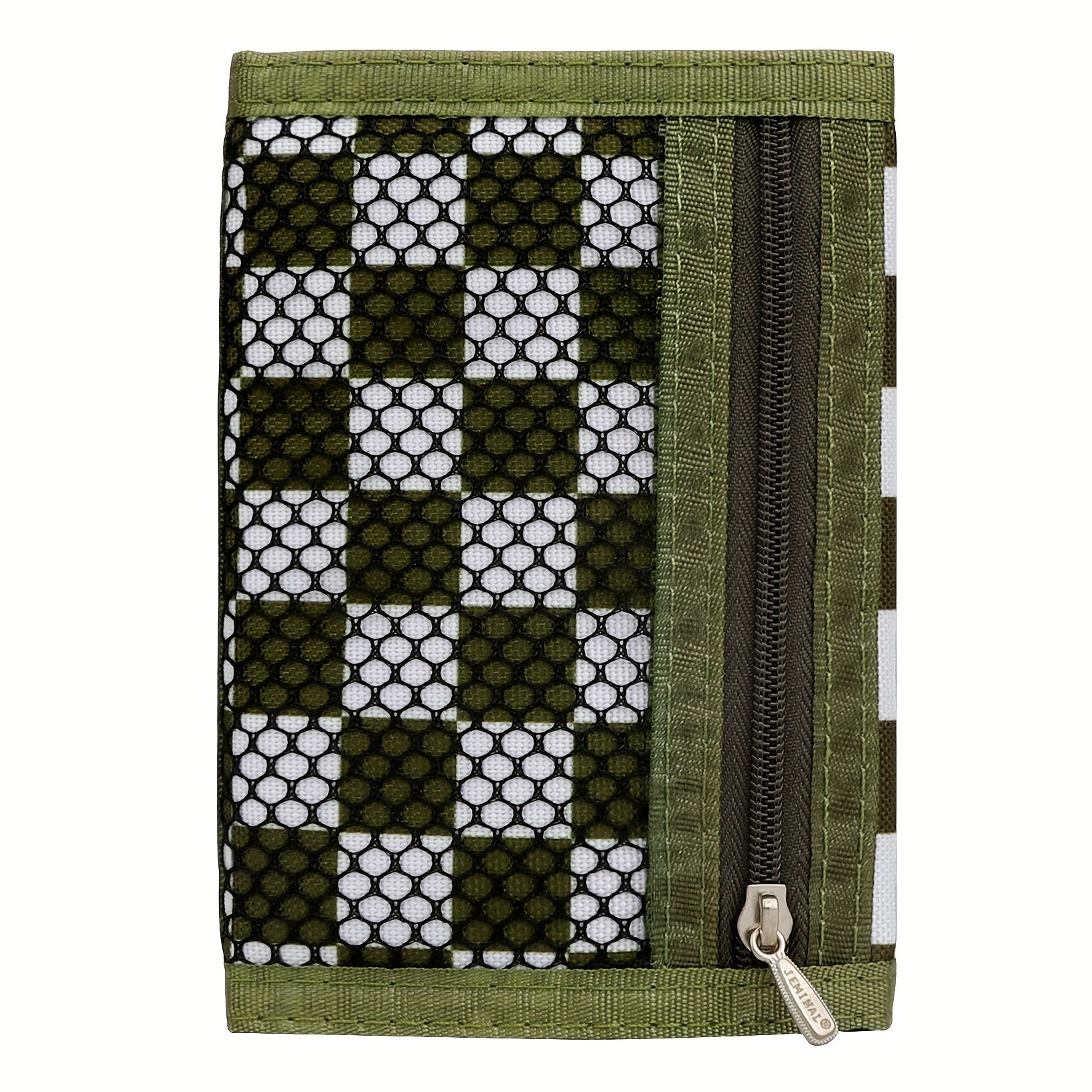 Men's Plaid Wallet Casual Coin Purse Soft Bag