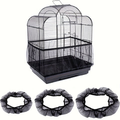 Shell Skirt Mesh Cover Pet Bird Cage Net Cover Stretchy Skirt Birdcage