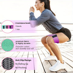 Non-slip Elastic Yoga Resistance Band for Hip Lifting