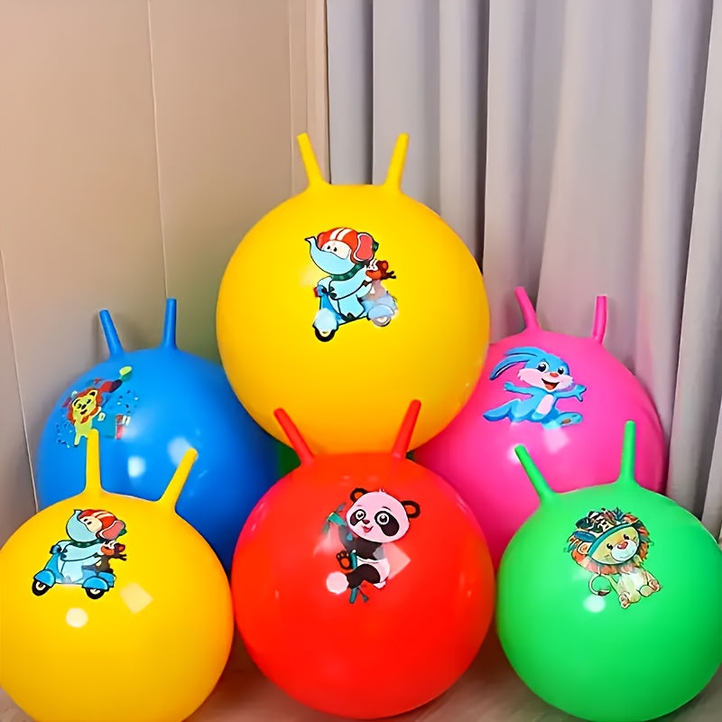 Kids' Bouncing Ball with Handle for Indoor & Outdoor Play