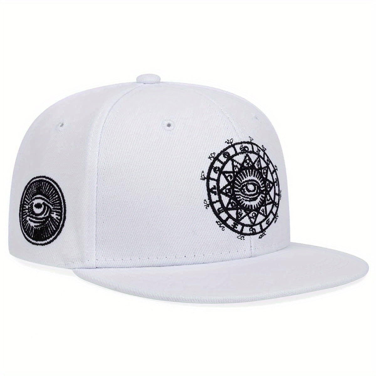 Big Eye Embroidery Snapback Hat Unisex Hip Hop Baseball Cap