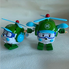 Transform Robot Car Toys Deformation Plastic Model Car Fun Diecasts Toy