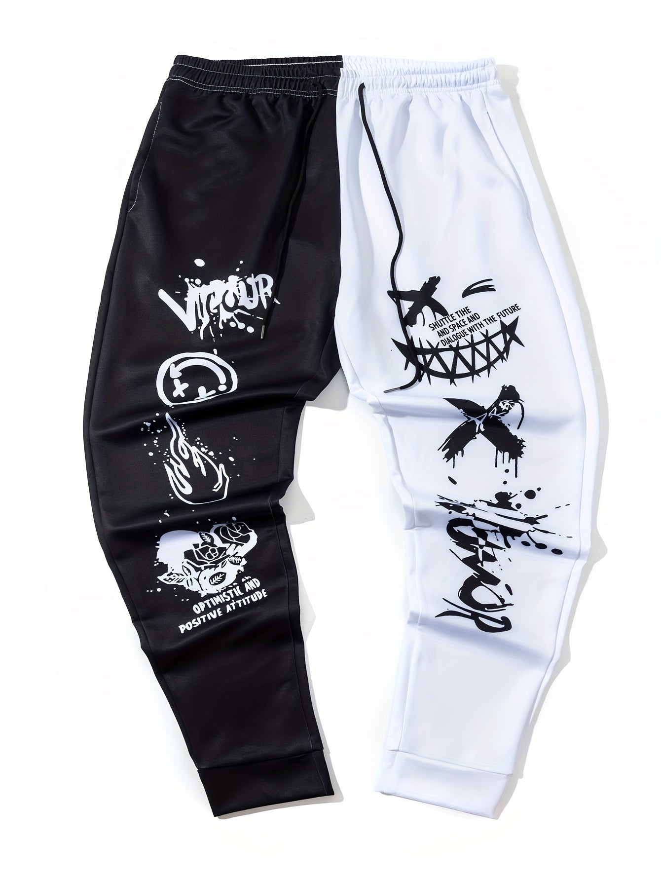 Hip Pop Men s Cargo Pants Drawstring Loose Outdoor Work Trousers