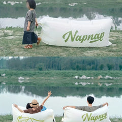 Portable Multicolor Inflatable Cushion Mattress for Outdoor Camping