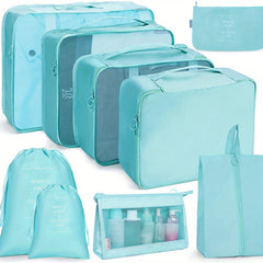 9 Pcs Cosmetic Bags Lightweight Travel Duffle Bag